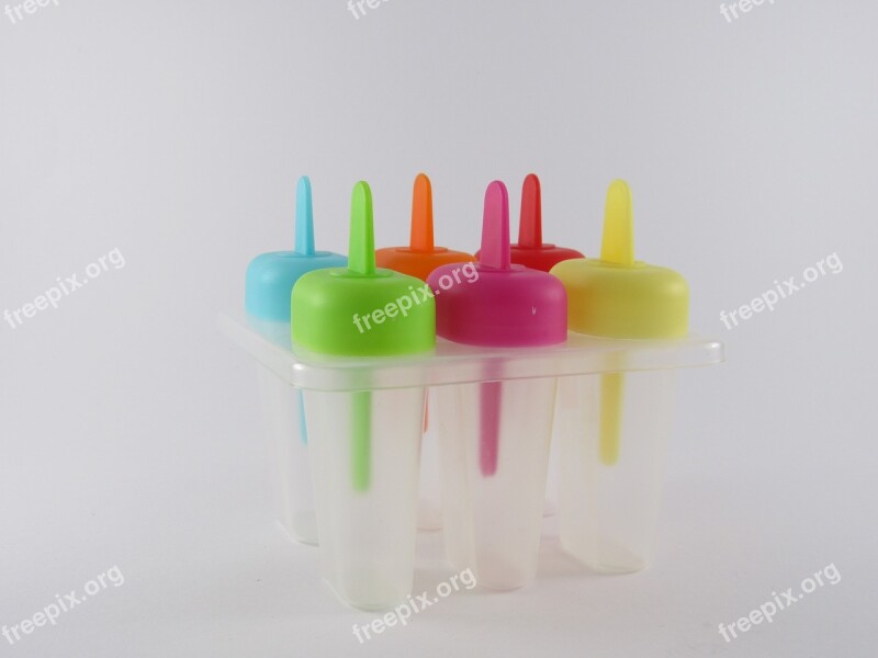 Ice Ice Lolly Freezer Colorful Colours Ice Creams