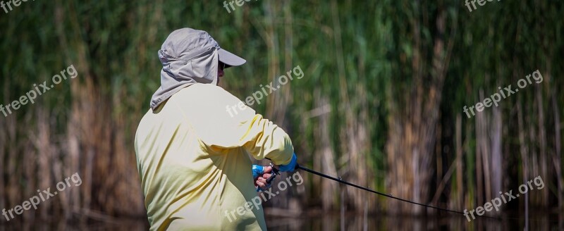 Fisherman Casting Fisher Men Rod Angling