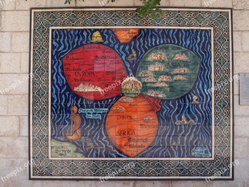 Jerusalem Art Center World Map