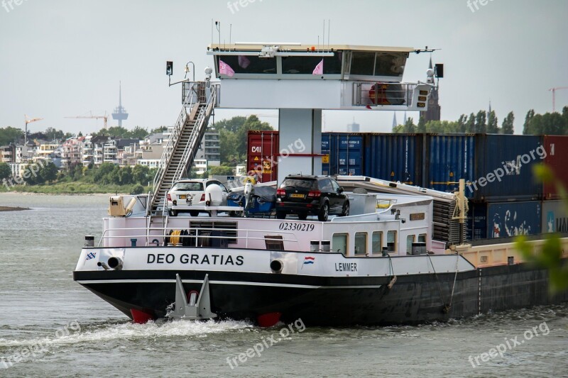 Ship Rhine Bridge Command Center River