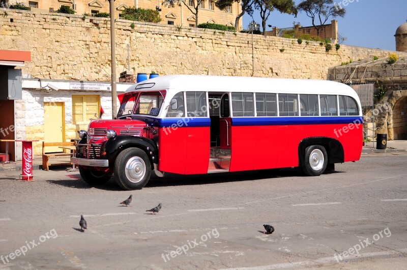 Malta Bus Vintage Free Photos