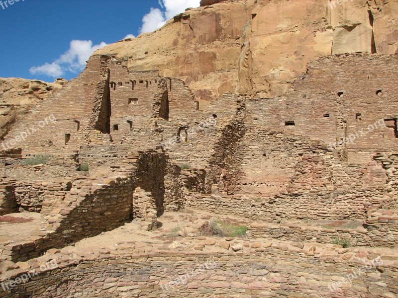 Chaco Canyon Ruins New Mexico Abandoned America