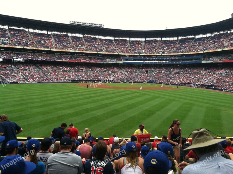 Stadium Baseball Sport Field Game