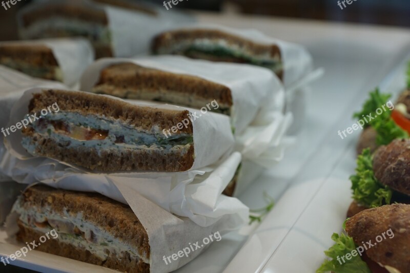 Bread Occupied Eat Snack Food