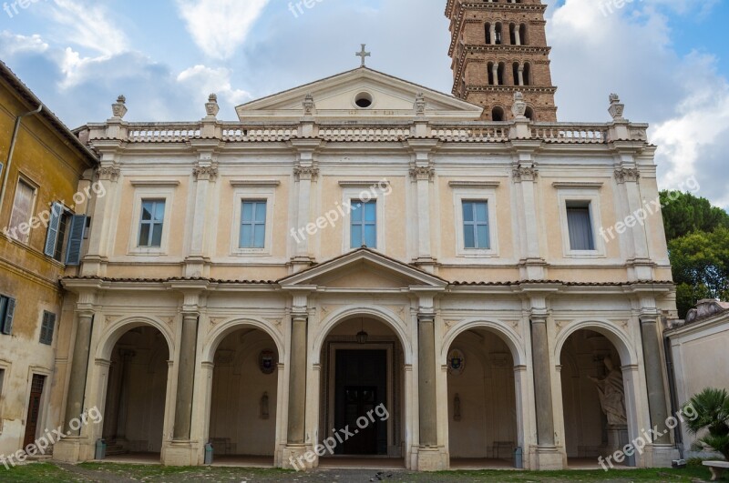 Bonifacio E Alessio Aventijskij Hill Rome Italy Showplace