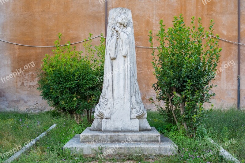 Sculpture Aventijskij Hill Rome Italy Free Photos