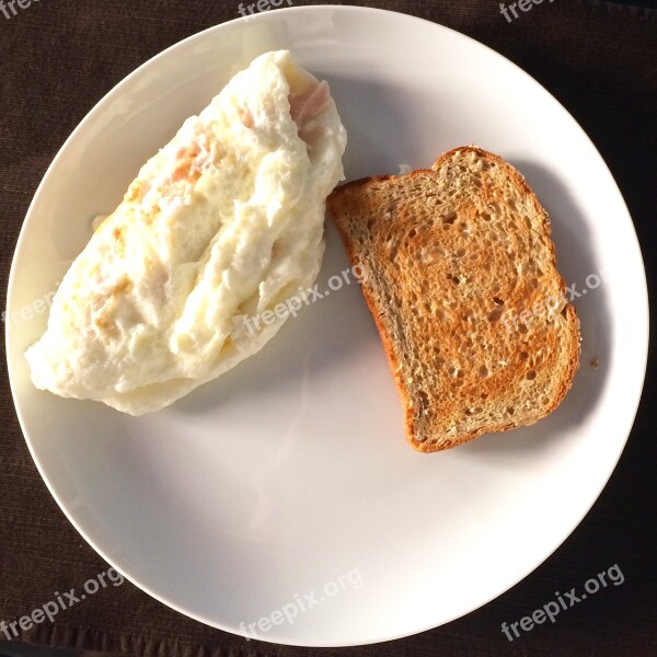 Breakfast Tortilla Egg Healthy Toast