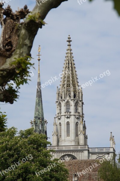 Münster Constance Church Steeple Tower