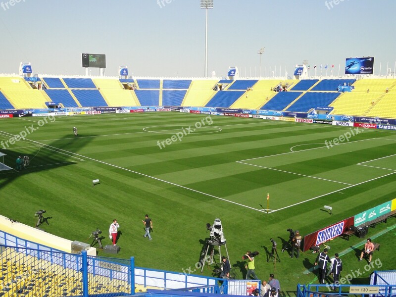 Stadium Grass Field Football Soccer