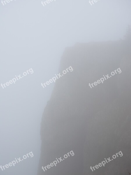 Rock Fog Abyss Deep Creepy