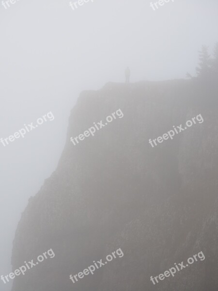 Rock Fog Abyss Deep Creepy