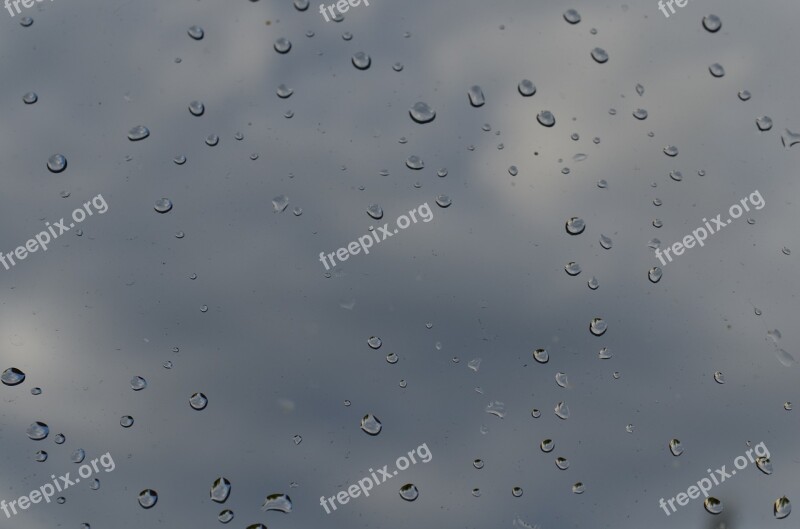 Raindrop Cloud Background Trueb Sky Dark