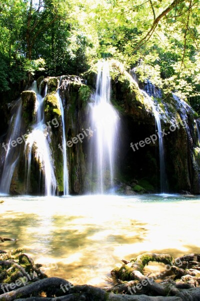 Cascade Water Nature Jura Free Photos