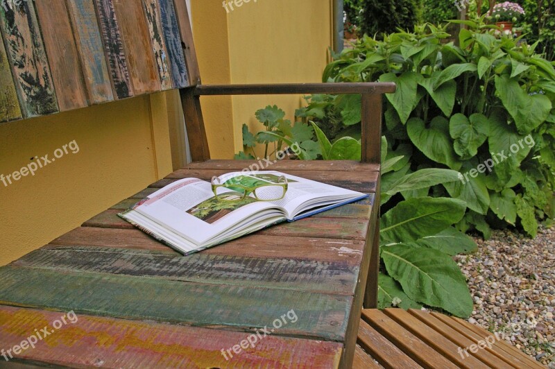 Garden Bench Bank Wooden Bench Rest Nature