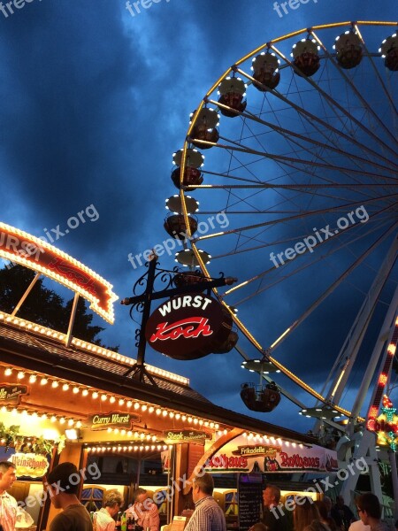 Ferriswheel Fair Ride Ferris Park