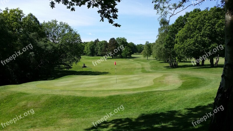 Golf Golf Course Green Grass Landscape