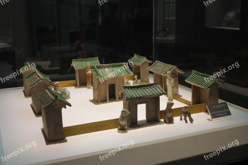 Tang Dynasty China Xi'an Museum Model