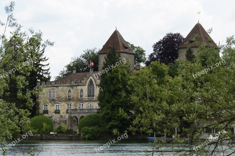 Gottlieben Lake Constance Switzerland Bank Water