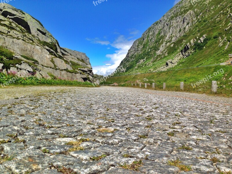 Road Traffic Pass Road Old Landscape