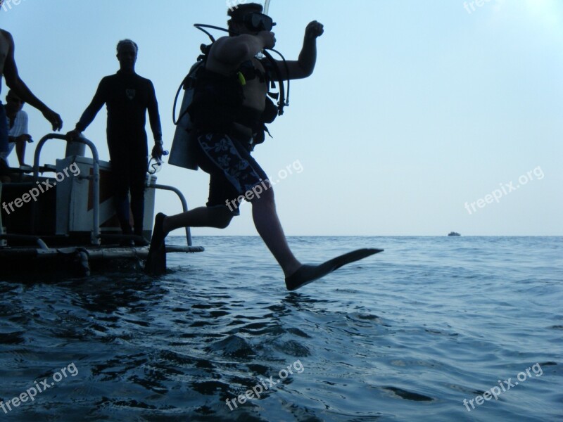 Scuba Boat Diving Diver Free Photos