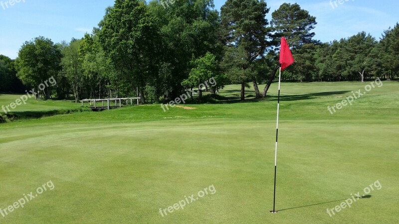 Golf Golf Course Green Grass Landscape