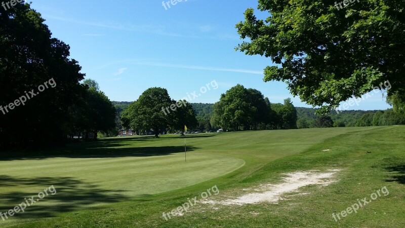 Golf Golf Course Green Grass Landscape