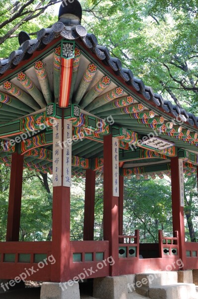 Changdeokgung Palace Garden Landscape South Korea