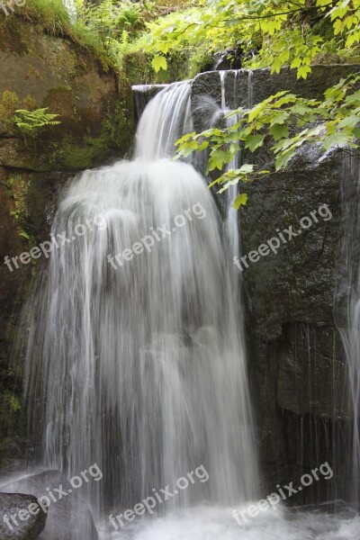 Waterfall Water Nature Landscape River