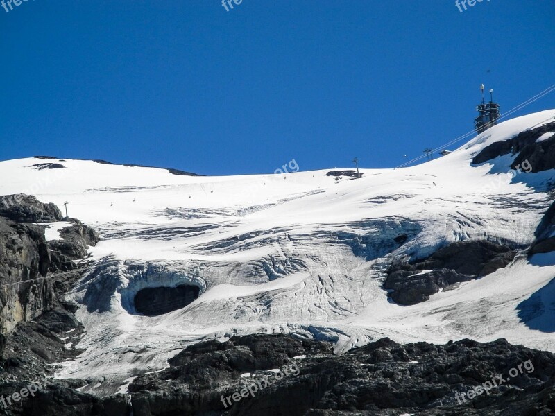 Titlis Mountain Alpine Landscape Mountains