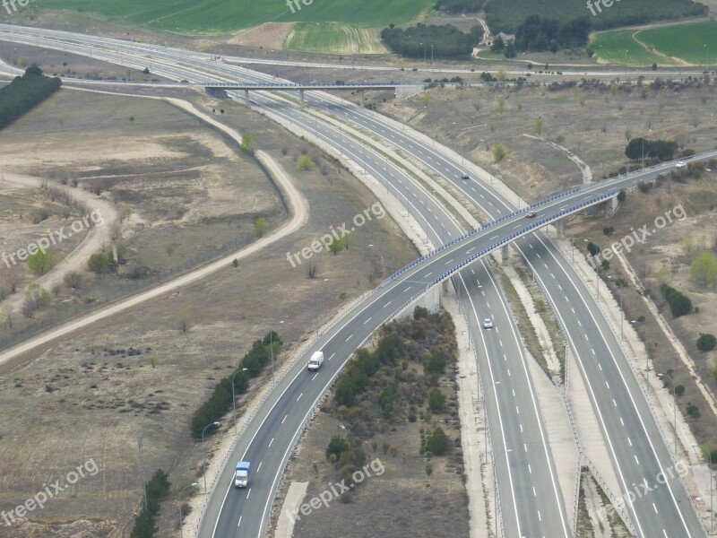 Road Junction Highway Traffic Drive