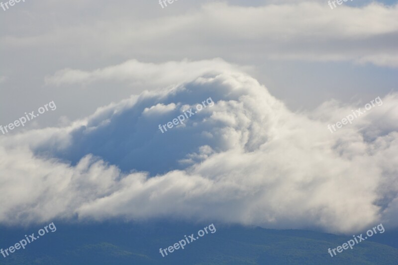 Clouds Air Mountain Mont Ventoux Mountain Top