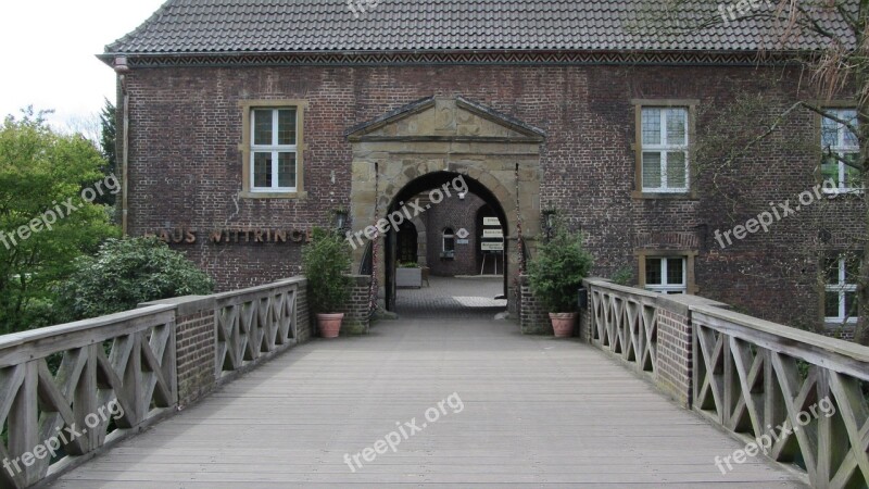 Moated Castle Witt Rings Gladbeck Free Photos