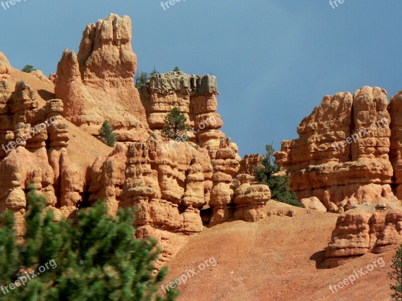 Usa Utah Sioux Desert Cliff Free Photos