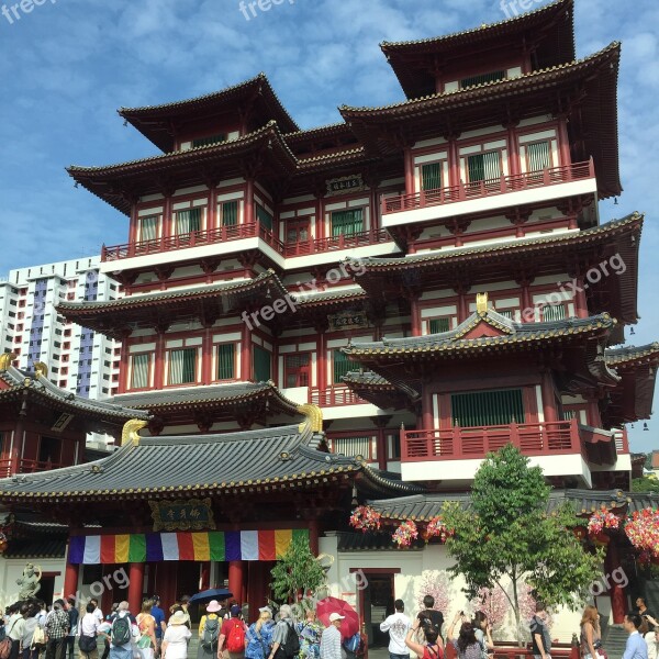 Singapore Chinatown Asia Building Free Photos