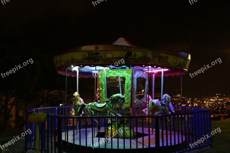 Carusel Horse Entertainment Roundabout Children