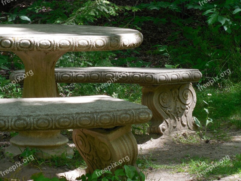 Concrete Picnic Table Picnic Table Park