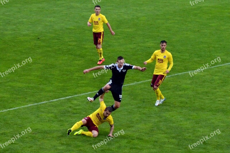 Football Match Sparta Dynamo Jump