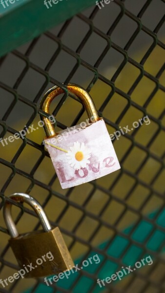 Padlock Love Symbol Lock Romance