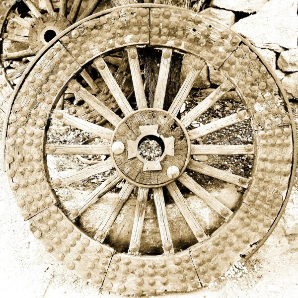 Wheels Old Wood Still Life Che Gulu