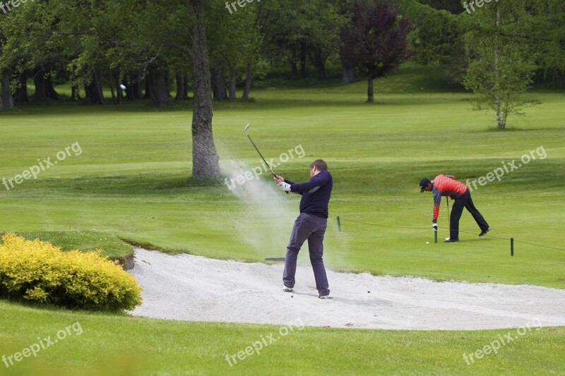 Golf Grass Sand Course Golfing