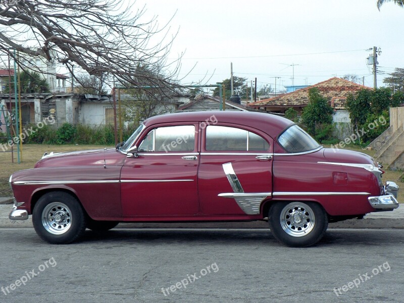 Cuba Car American Trinidad Free Photos