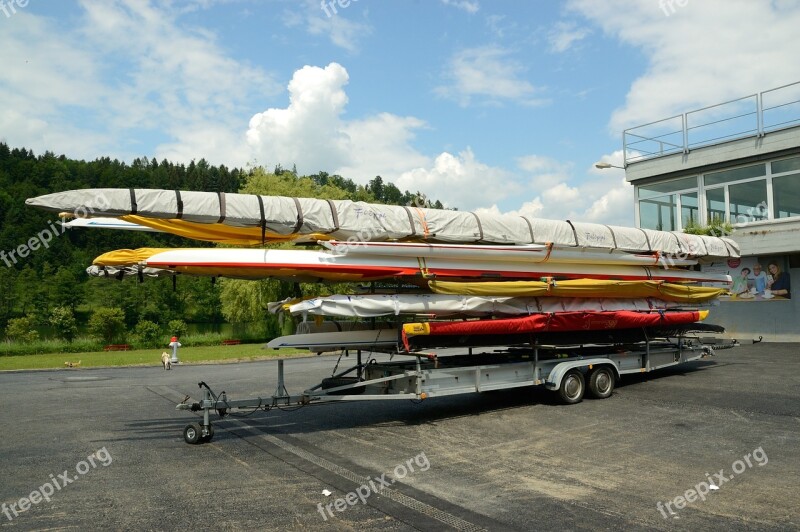 Boat Rowing Boat Bootswagen Stack Free Photos