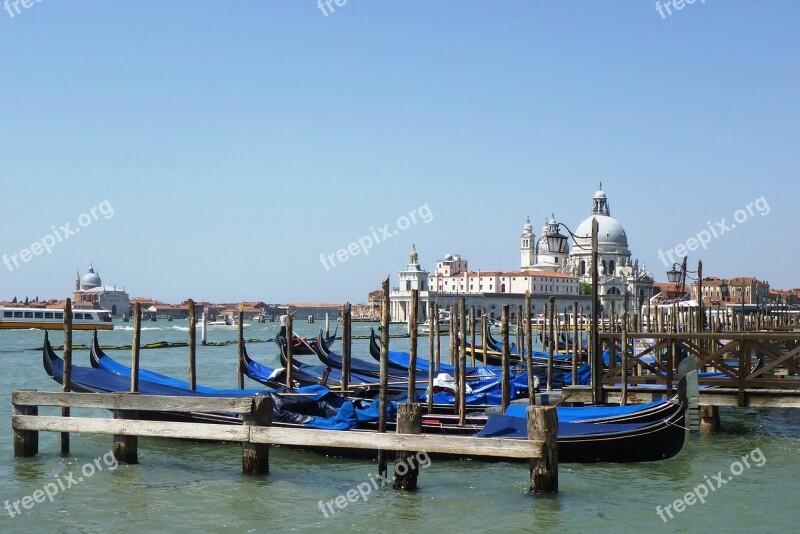 Venice Gondola Lagoon Free Photos