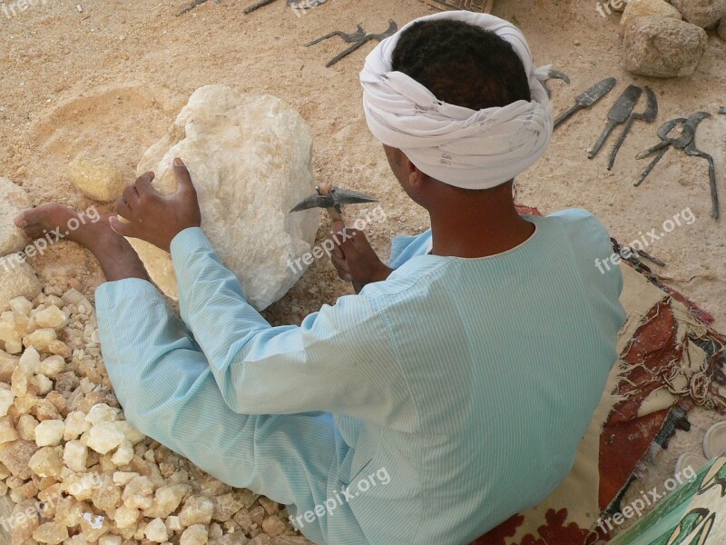 Egypt Luxor Stone Cutting Pyramids Cairo