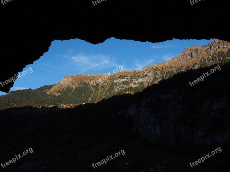 Lauterbrunnen Switzerland Male Tschuggen Free Photos