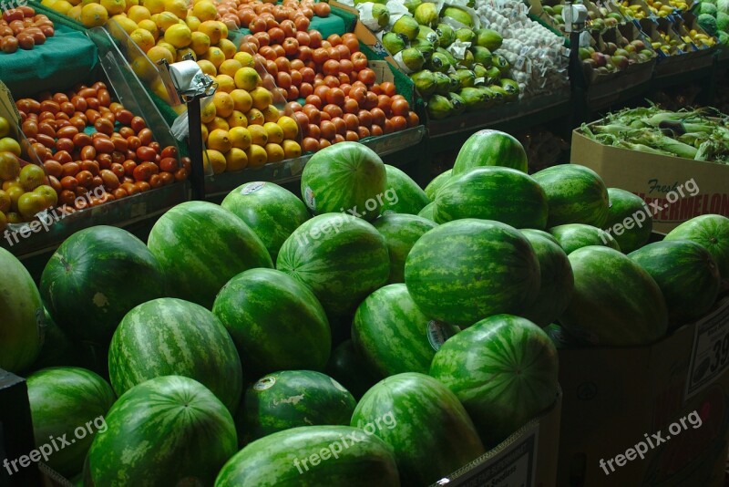 Greengrocer Produce Fresh Market Food