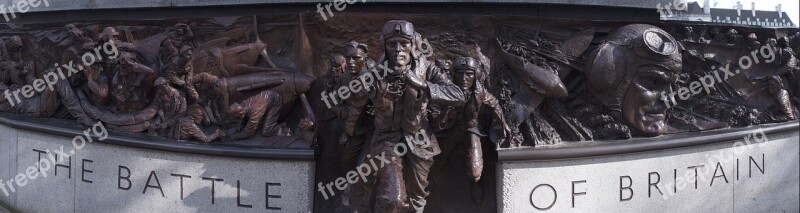 The Battle Of Britain Monument London War Panoramic