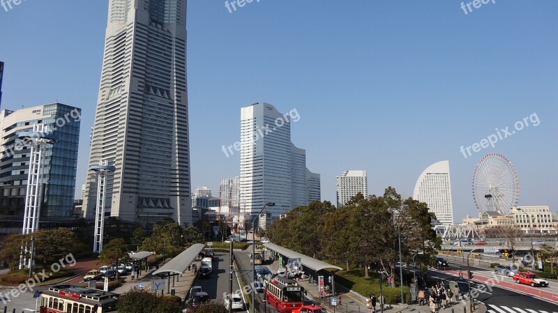 Yokohama Japan Minato Mirai Minatomirai Free Photos