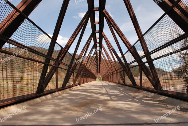 Bridge Walk Walking Path People