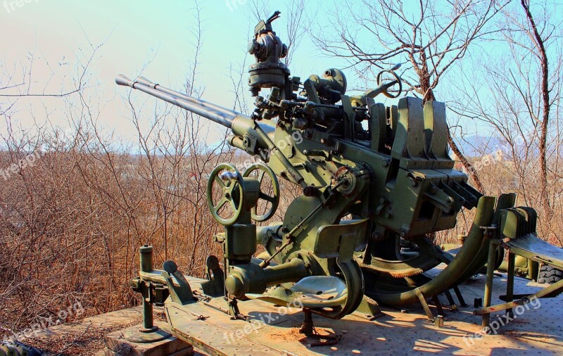 Howitzer Antiaircraft Gun Gun Wepon Weapon